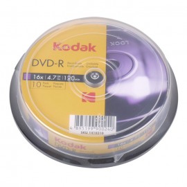 KODAK DVD-R 16x 4.7GB 10-Pack